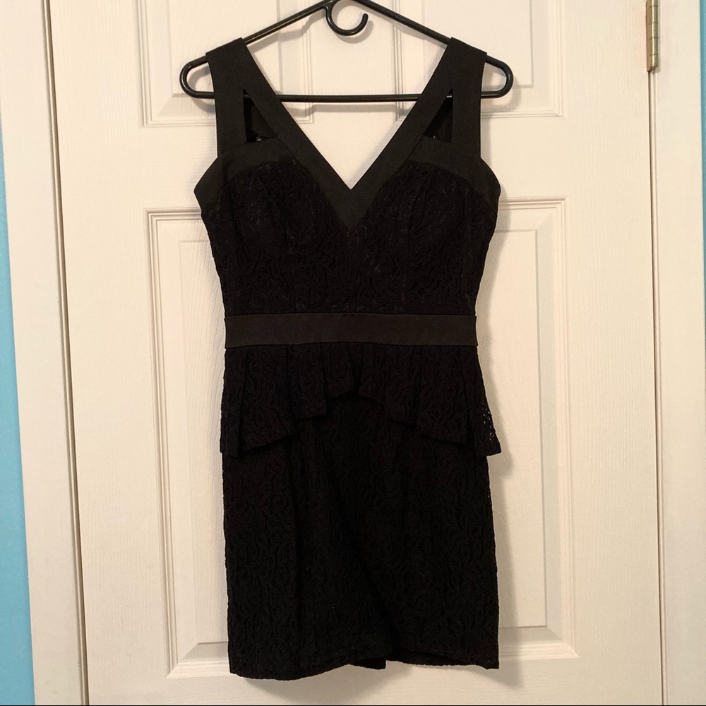 XOXO Black Cocktail Dress 🖤